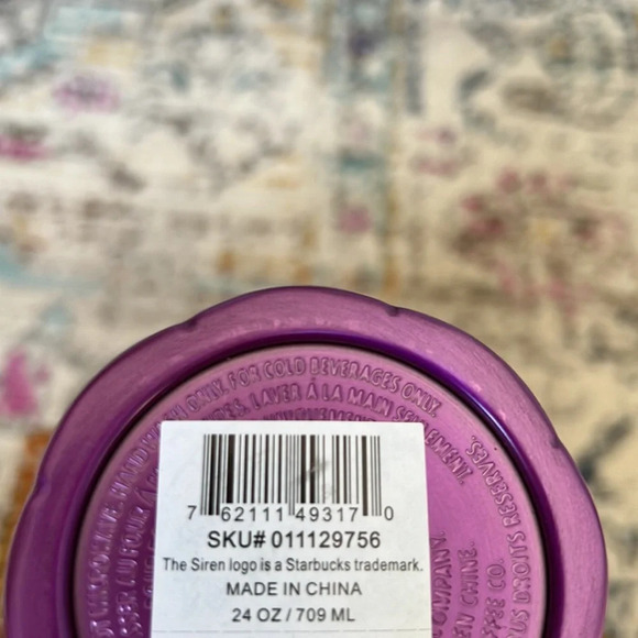 Starbucks Purple Stainless Steel Scalloped Tumbler - Picture 6 of 7